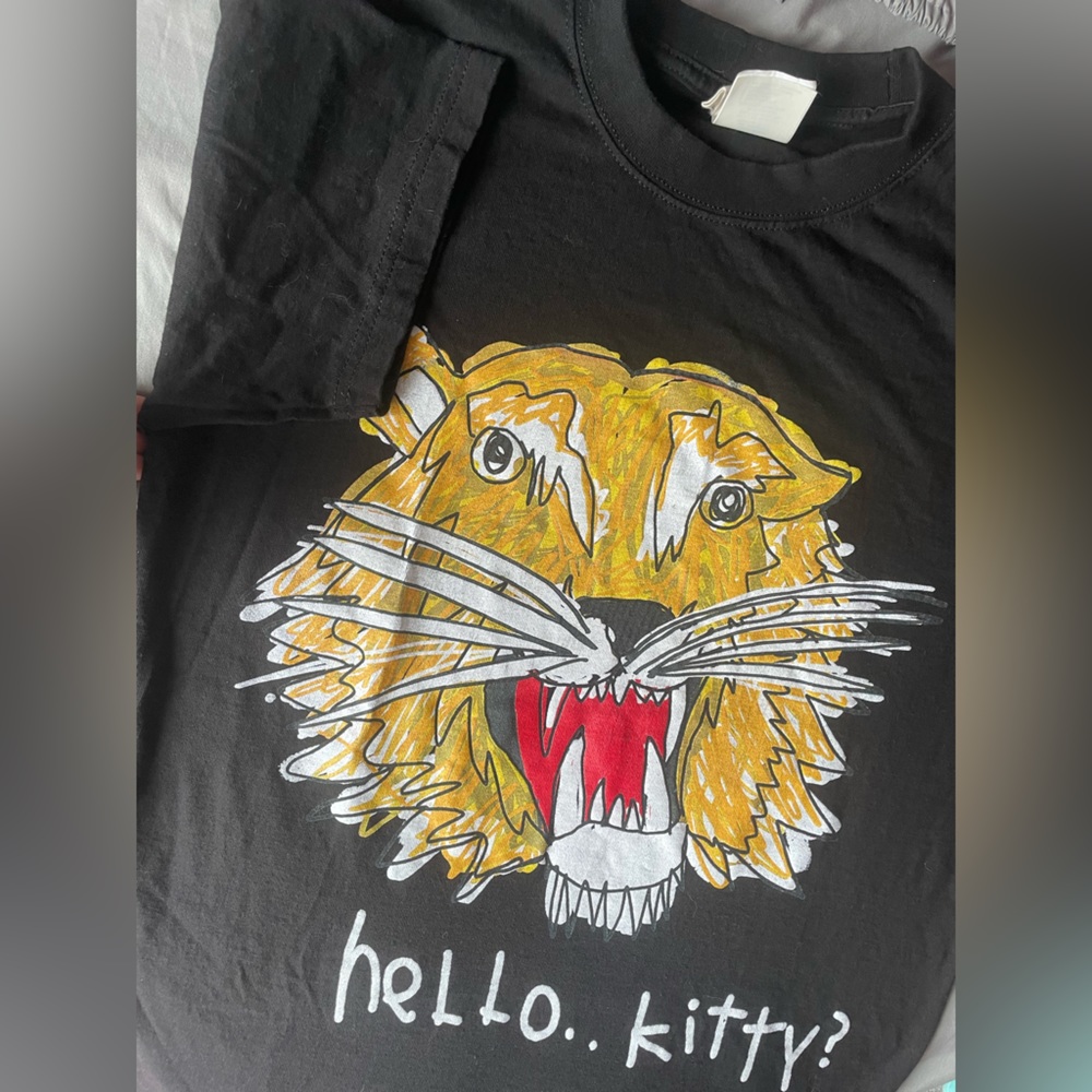 “After School Special” black Hello Kitty? tee (M)